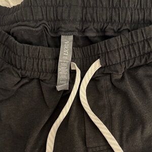 Vuori Black Performance Jogger Pants with Drawstring XXL Mens